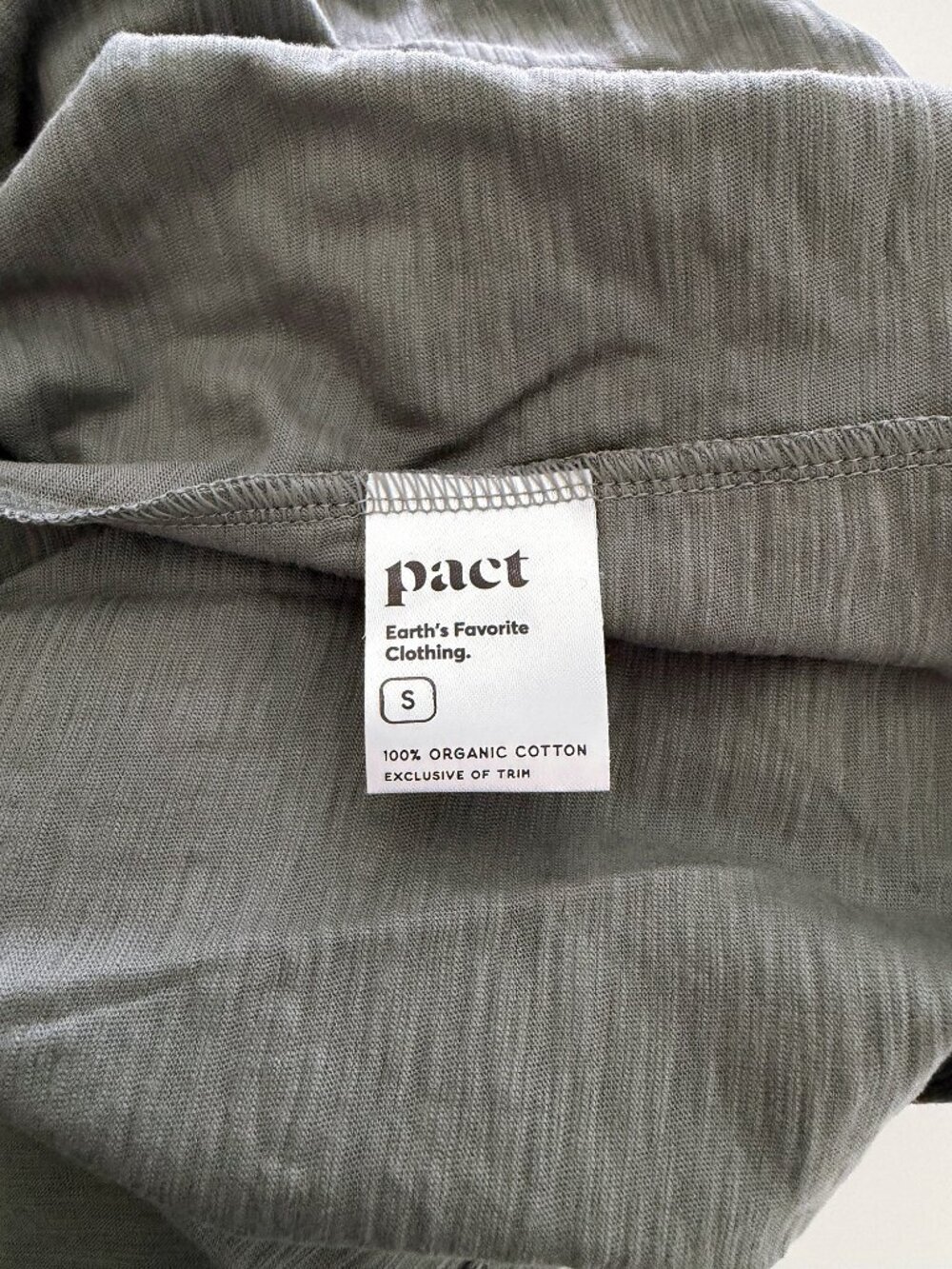 Pact Organic Cotton Relaxed Slub Tank Maxi Dress Size S - Picture 6 of 8